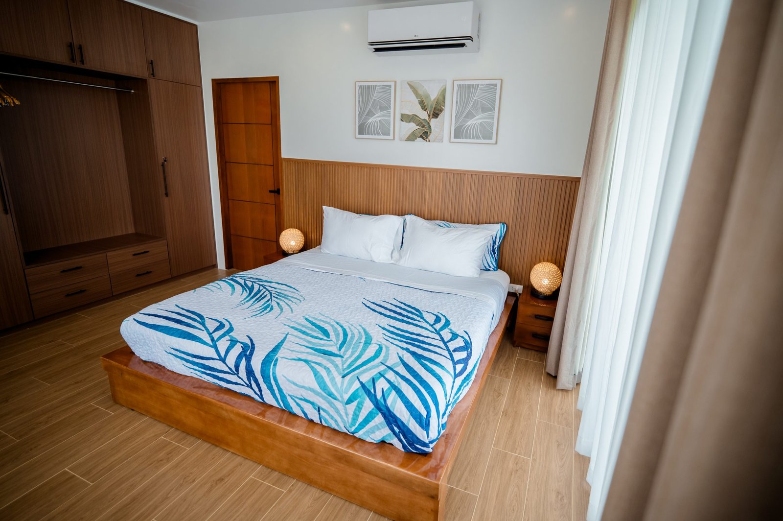 Ocean Dream Villa Palawan Master bedroom with King bed