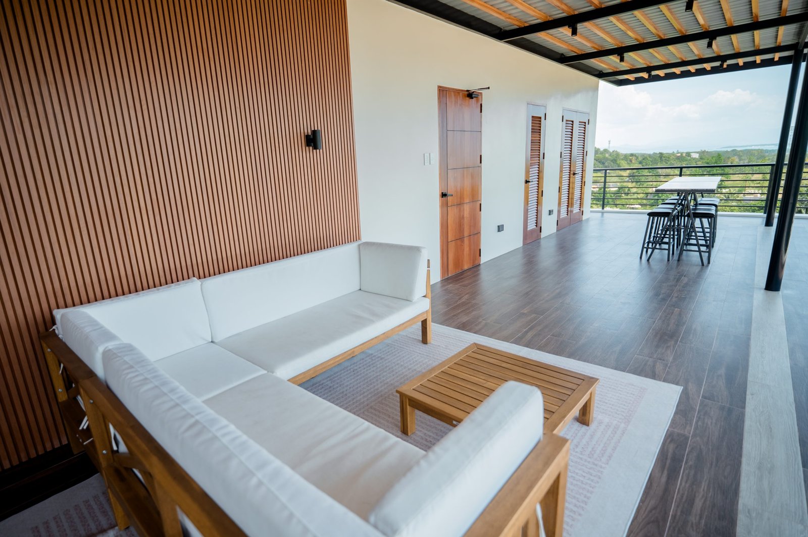 Ocean Dream Villa Palawan Roof Deck Lounge with Ocean View